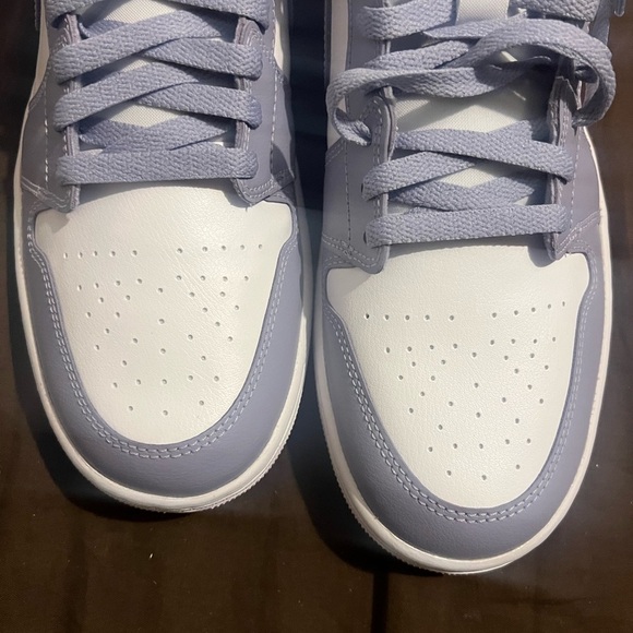 Nike Air Jordan 1 Mid Indigo Haze Doll Sneakers Women Size 12 Men 10.5 new - Picture 7 of 11